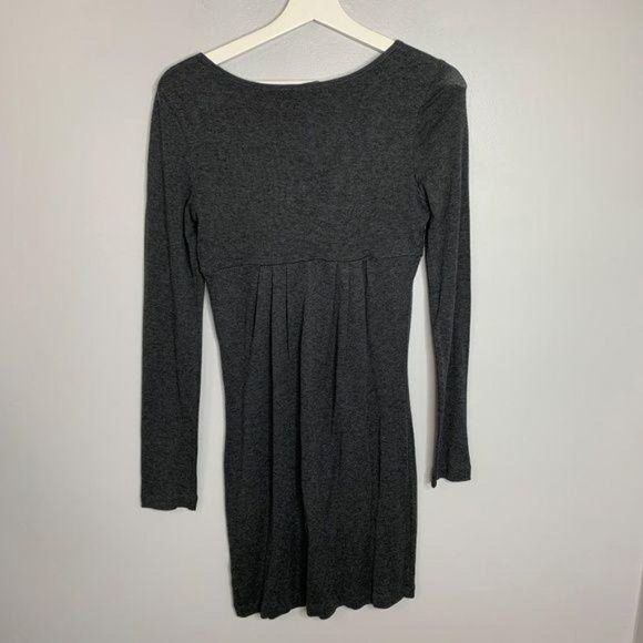 Banana Republic Dark Gray Sweater Dress Sz M - Picture 3 of 3